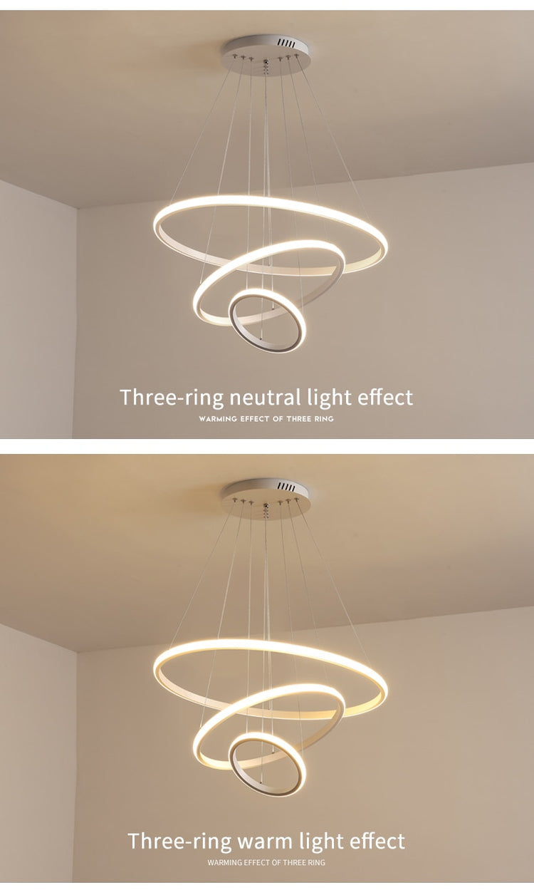 Indoor Modern Circular Ring Chandelier