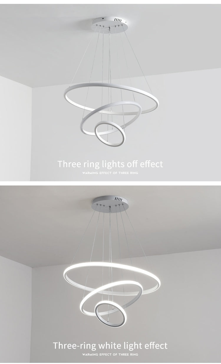 Indoor Modern Circular Ring Chandelier