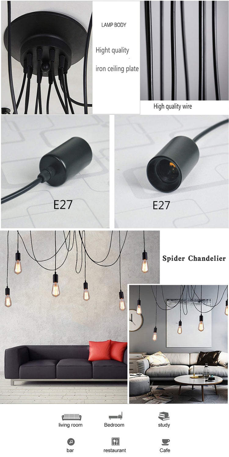 The Warmly Spider Chandelier