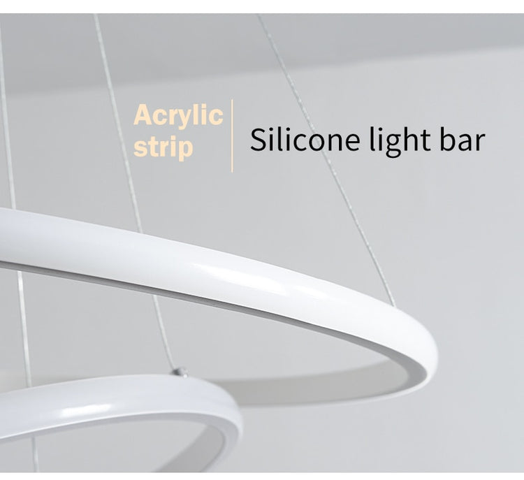 Indoor Modern Circular Ring Chandelier