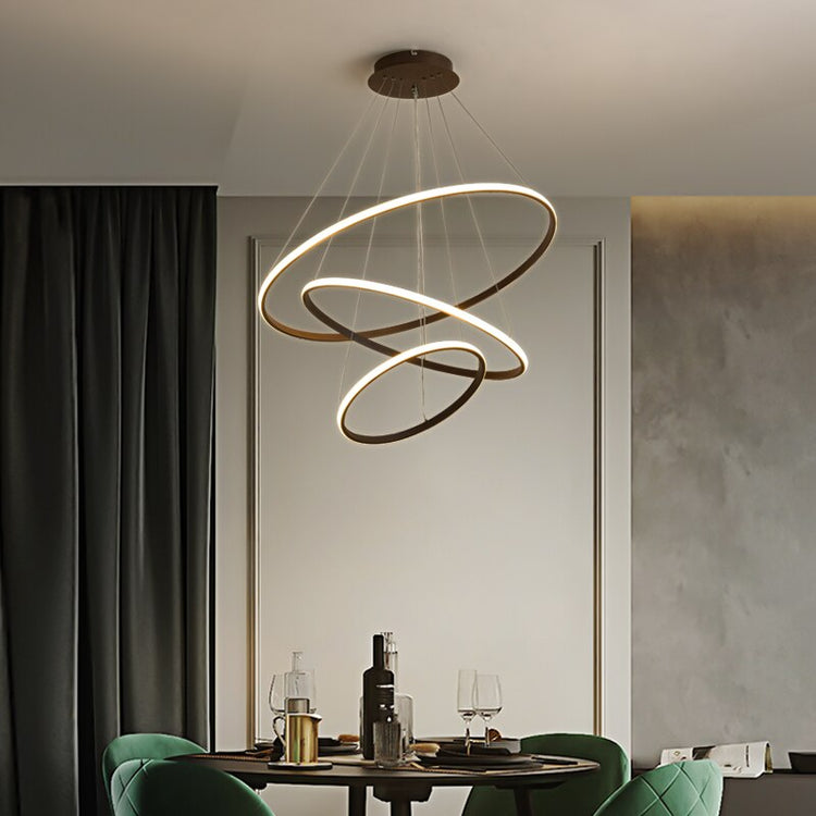 Indoor Modern Circular Ring Chandelier