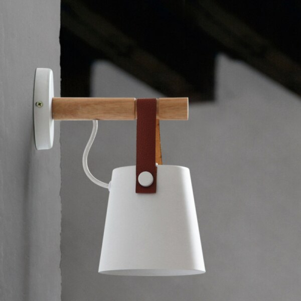 Nordic Wooden Hanging Wall Lamps