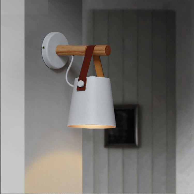 Nordic Wooden Hanging Wall Lamps